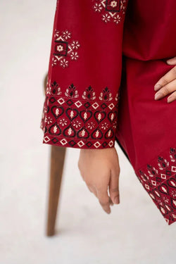 Zirwah Emb Farshi Shalwar Set