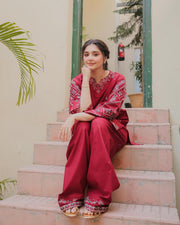NISHA EMB CORD SETS ( FARSHI SHALWAR)