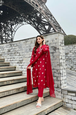 LILLY  EMB 3Pc