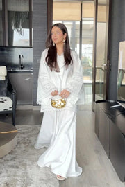 PRISTINE WHITE CHICKENKARI SET
