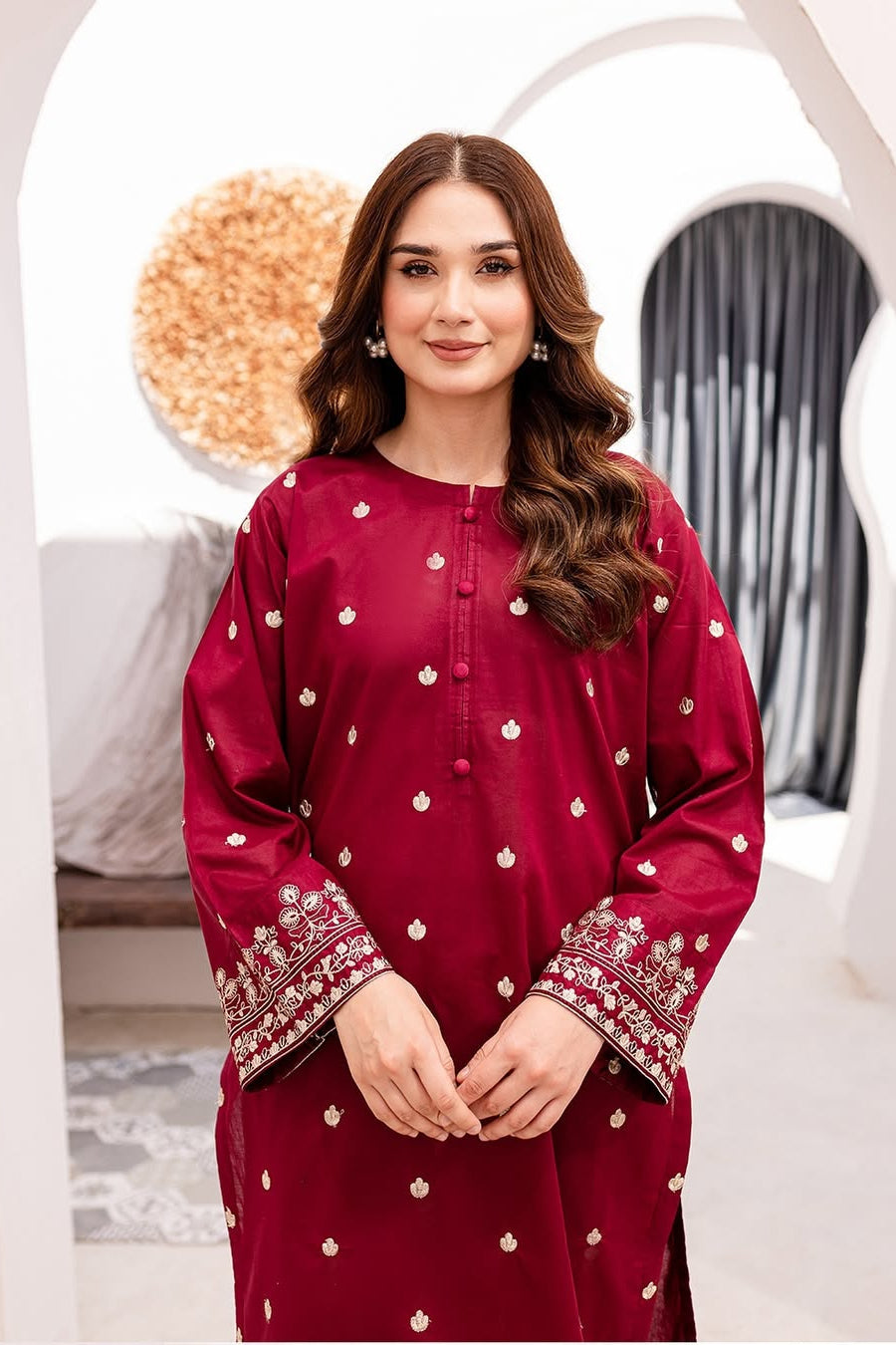 YASHMINE EMB 2Pc