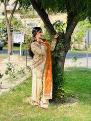 MEHAR 3PC ( FARSHI SHALWAR )