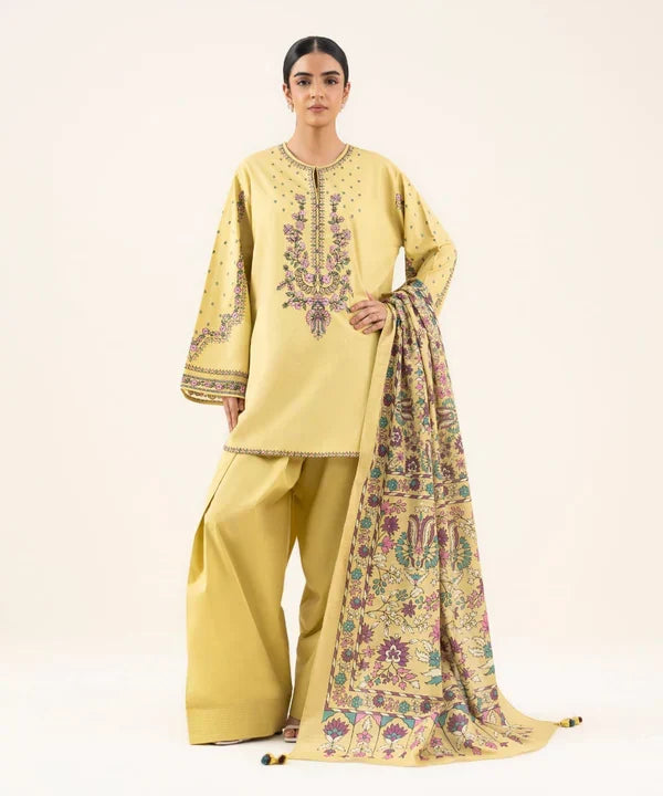 AYEL KHADAR 3PC ( FARSHI SHALWAR )