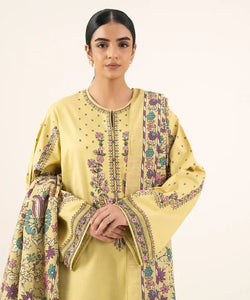 AYEL KHADAR 3PC ( FARSHI SHALWAR )