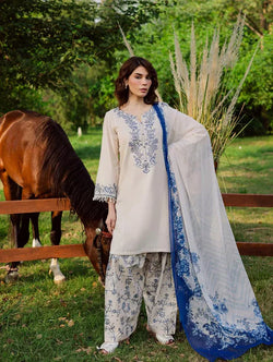 BATIK KHADAR 3PC ( FARSHI SHALWAR )