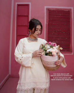 MALAI SET (FARSHI SHALWAR )