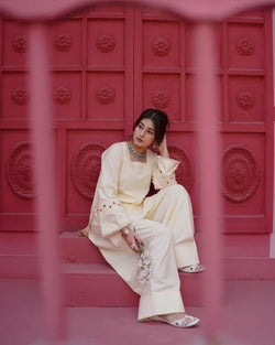 MALAI SET (FARSHI SHALWAR )