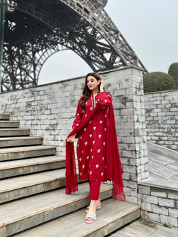 LILLY  EMB 3Pc