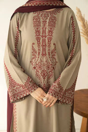 MARINA SHAWL 3PC ( FARSHI SHALWAR )